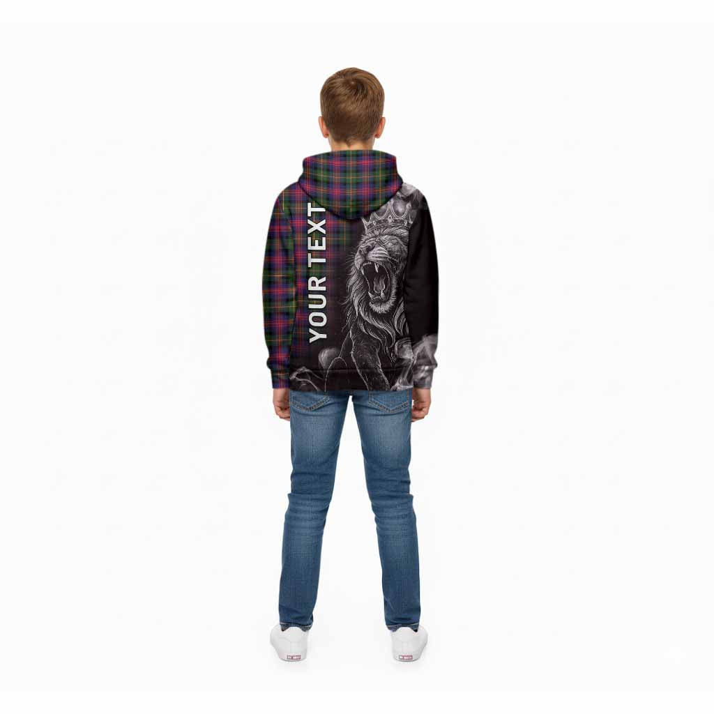 Logan Tartan Kid Hoodie Roaring Lion Heritage