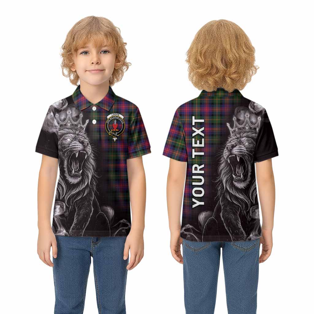 Logan Tartan Kid Polo Shirt Roaring Lion Heritage
