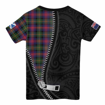 Logan Tartan Kid T-shirt New Zealand Pattern Unique Zipper Stylized