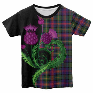 Logan Tartan Kid T-shirt Traditional Scottish Thistle