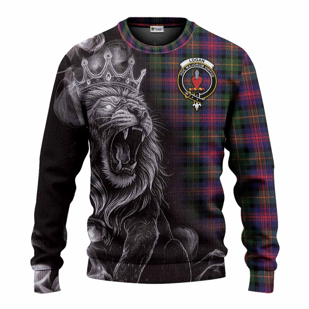Logan Tartan Knitted Sweater Roaring Lion Heritage