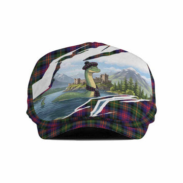 Logan Tartan Loch Ness Monster Scottish Heritage Art Flat Cap, Jeff Cap