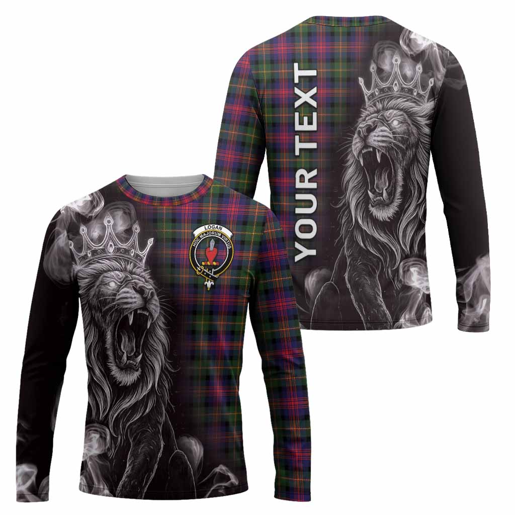 Logan Tartan Long Sleeve T-Shirt Roaring Lion Heritage
