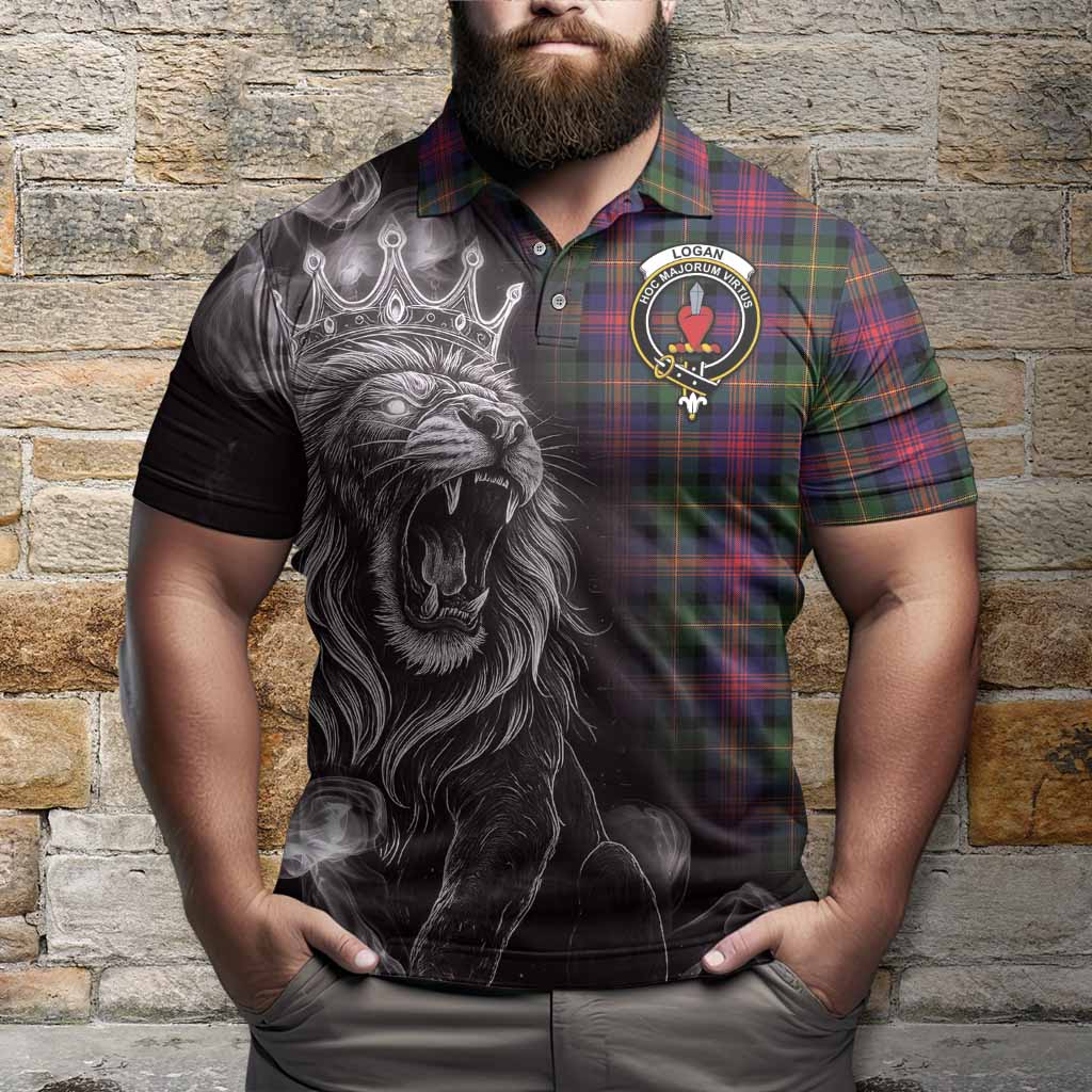 Logan Tartan Polo Shirt Roaring Lion Heritage