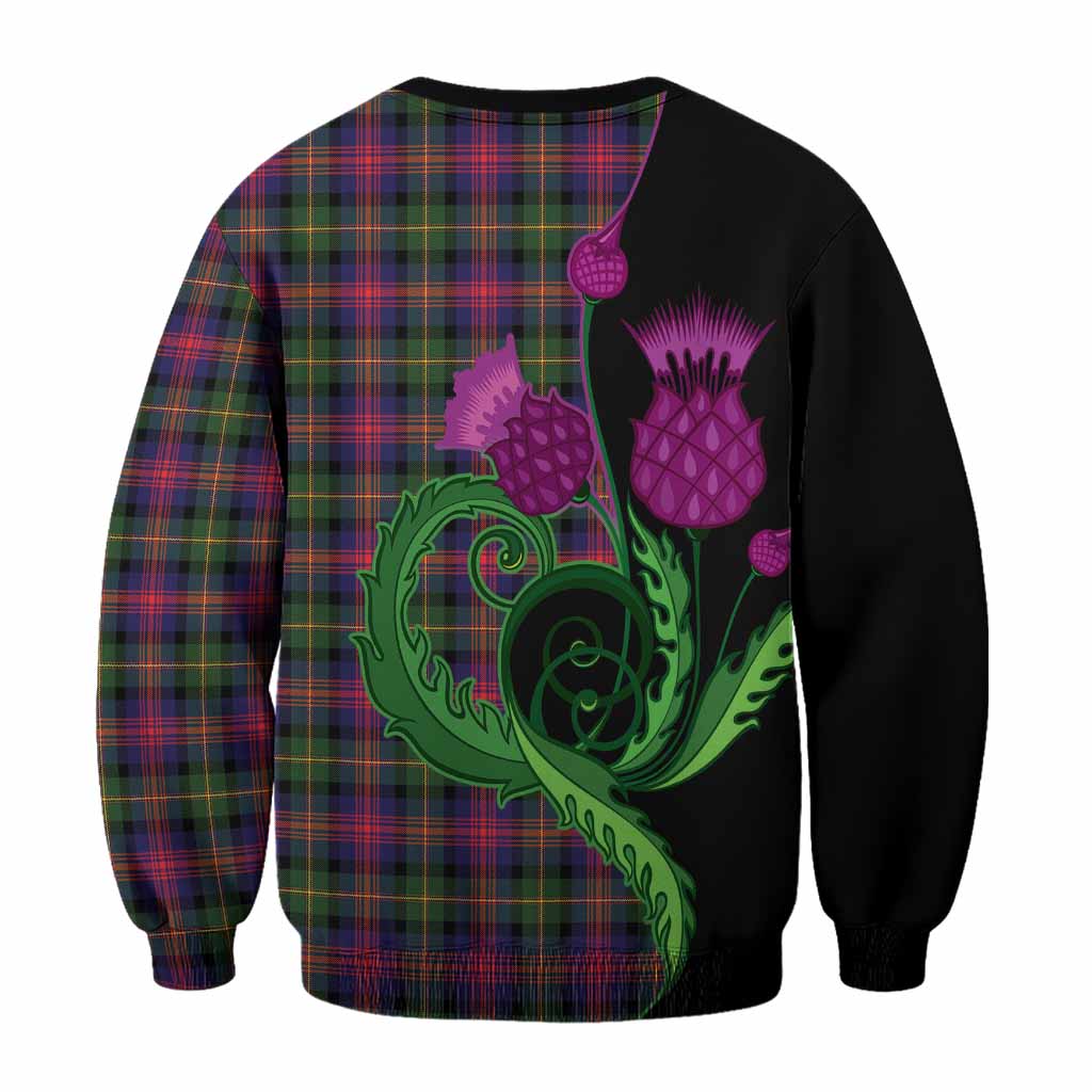 Logan Tartan Sweatshirt Traditional Scottish Thistle