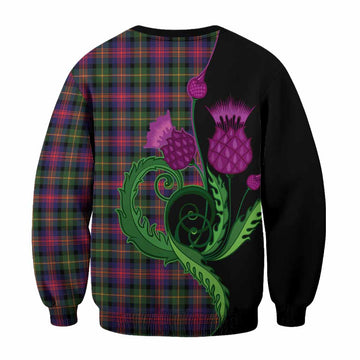 Logan Tartan Sweatshirt Traditional Scottish Thistle