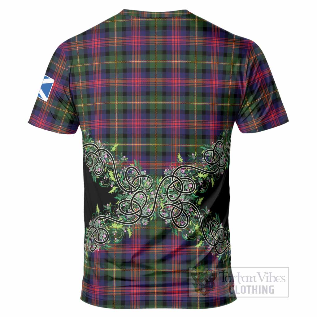 Logan Tartan T-Shirt Thistle Scottish Spirit
