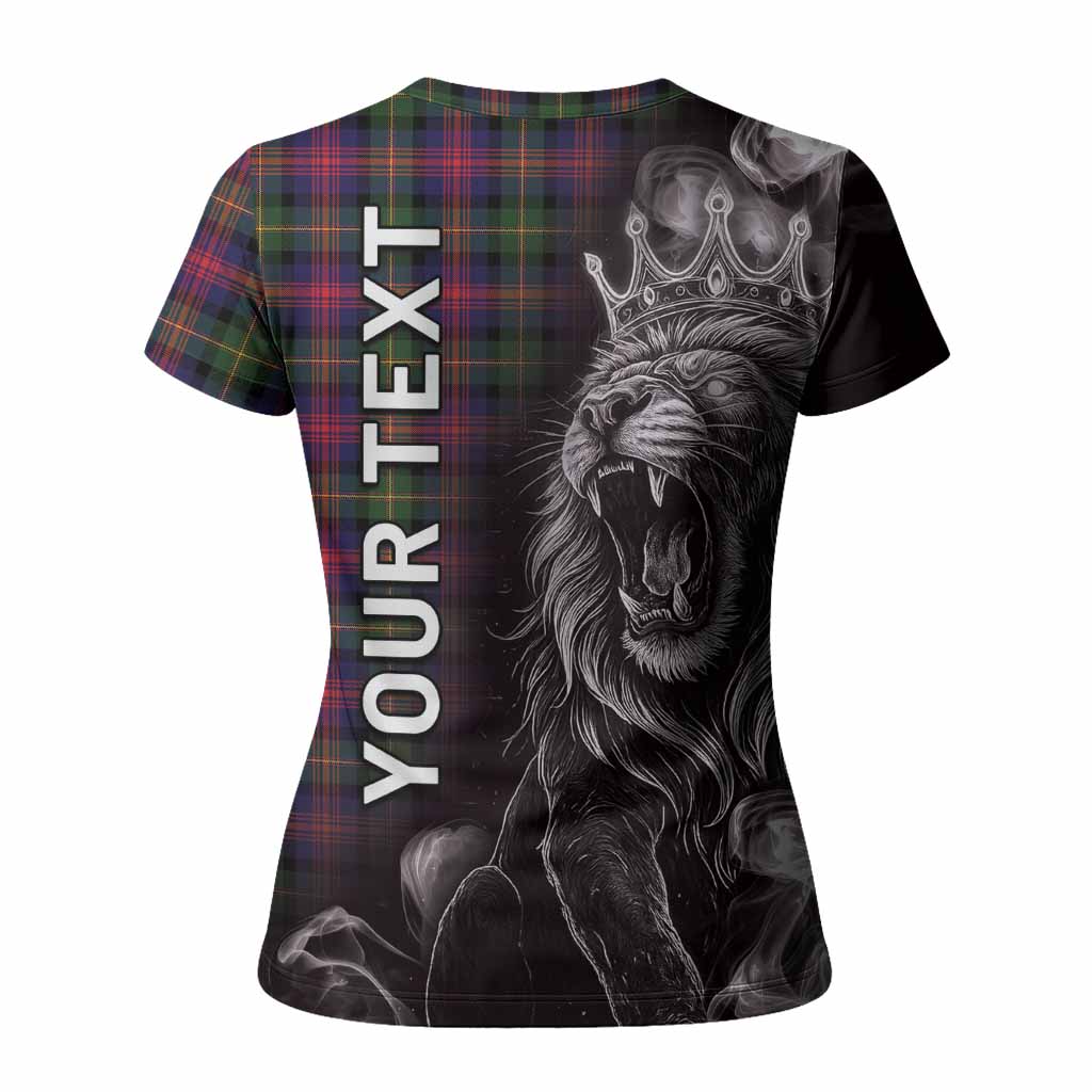 Logan Tartan Women T shirt Roaring Lion Heritage
