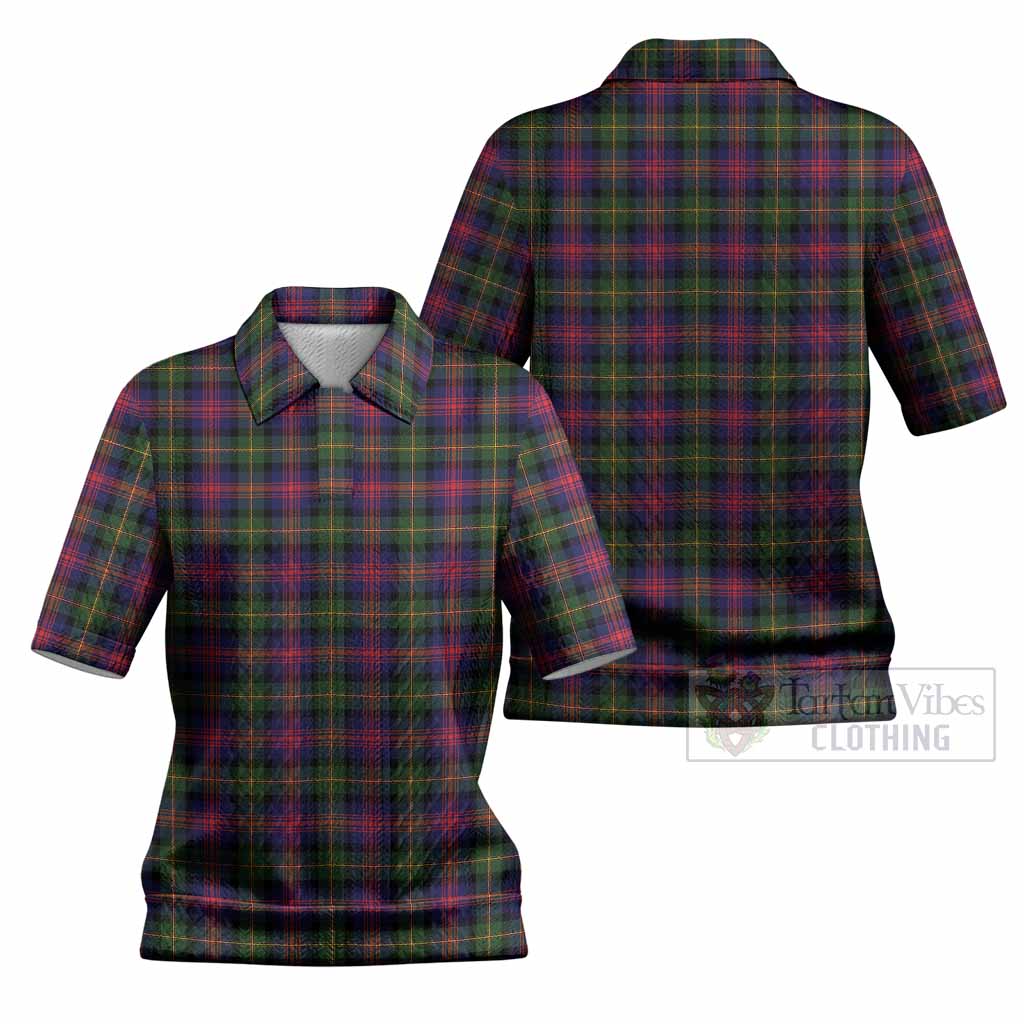 Logan Tartan Women’s Polo Sweater Top