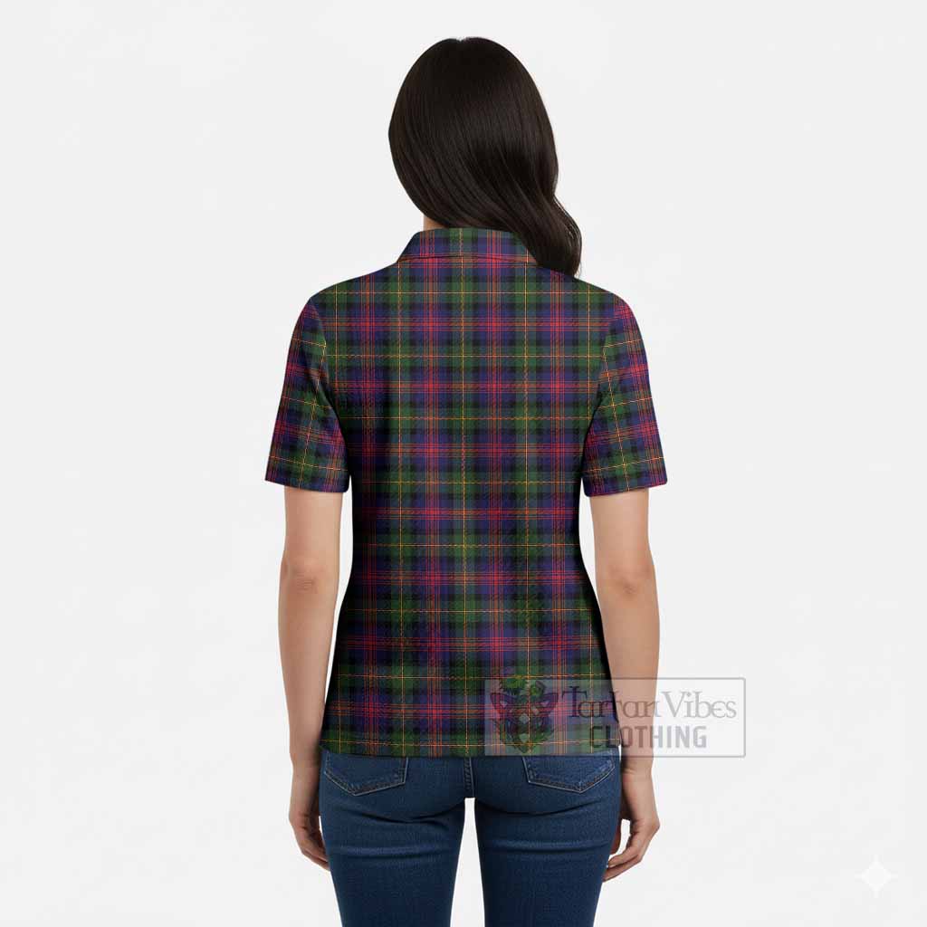 Logan Tartan Women’s Polo Sweater Top
