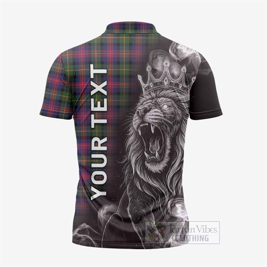 Logan Tartan Zipper Polo Shirt Roaring Lion Heritage