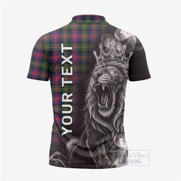 Logan Tartan Zipper Polo Shirt Roaring Lion Heritage