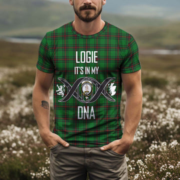 Logie Tartan T-Shirt with Family Crest DNA In Me Style Kid's Shirt - Tartan Vibes Clothing