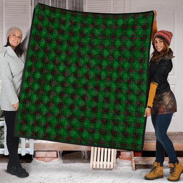 Logie Tartan Quilt Super King Quilt 91" x 110" - Tartan Vibes Clothing