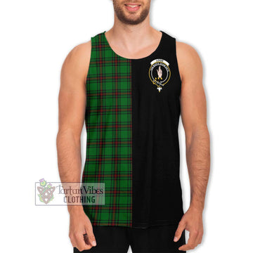 Logie Tartan Men's Tank Top with Family Crest and Half Of Me Style Men - Tartan Vibes Clothing