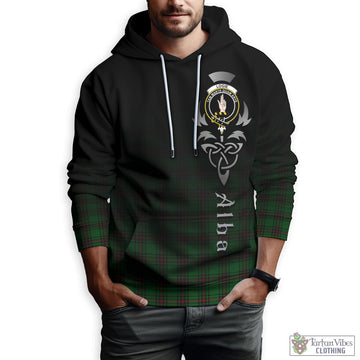 Logie Tartan Hoodie Featuring Alba Gu Brath Family Crest Celtic Inspired Zip Hoodie - Tartan Vibes Clothing