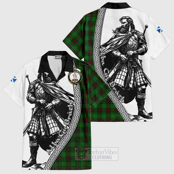Logie Tartan Clan Crest Hawaiian Shirt with Highlander Warrior Celtic Style Kid - Tartan Vibes Clothing
