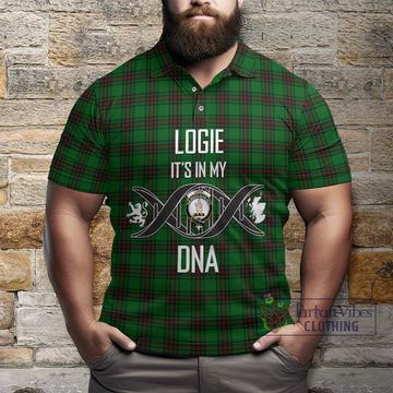Logie Tartan Polo Shirt with Family Crest DNA In Me Style Kid - Tartan Vibes Clothing