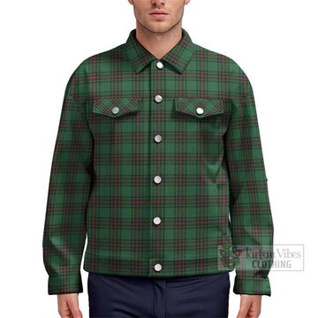 Logie Tartan Unisex Lapel Cotton Jacket Unisex - Tartan Vibes Clothing