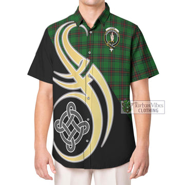 Logie Tartan Hawaiian Shirt with Family Crest and Celtic Symbol Style Kid - Tartan Vibes Clothing