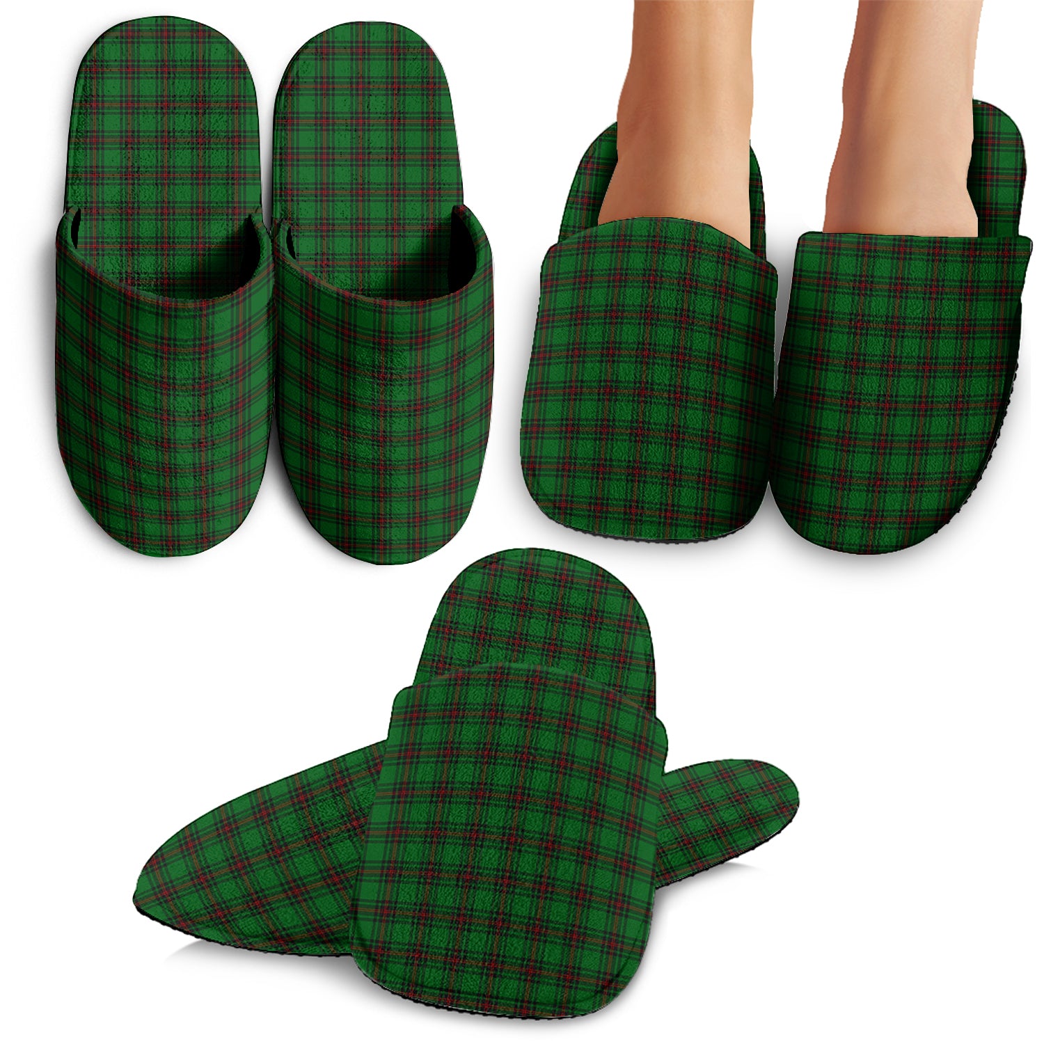 Logie Tartan Home Slippers - Tartanvibesclothing