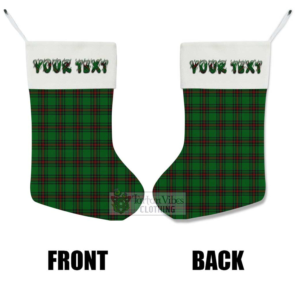 Logie Tartan Christmas Stocking with Personalized Text - Tartan Vibes Clothing