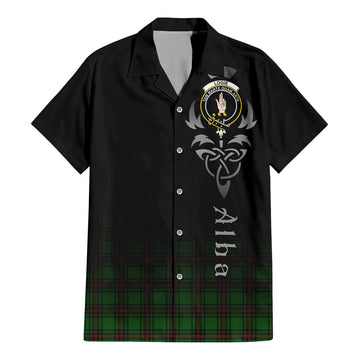 Logie Tartan Hawaiian Shirt Shirt Featuring Alba Gu Brath Family Crest Celtic Inspired - Tartan Vibes Clothing