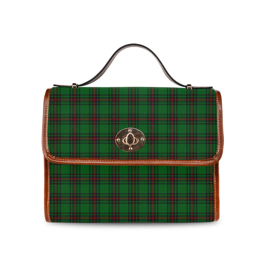 logie-tartan-leather-strap-waterproof-canvas-bag