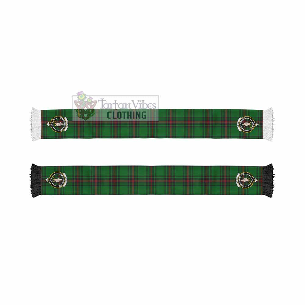 Logie Tartan Ruffneck Scarf with Family Crest - Tartan Vibes Clothing