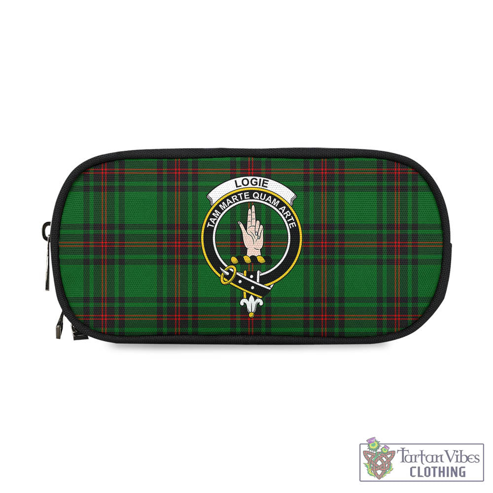 Logie Tartan Pen and Pencil Case with Family Crest - Tartan Vibes Clothing