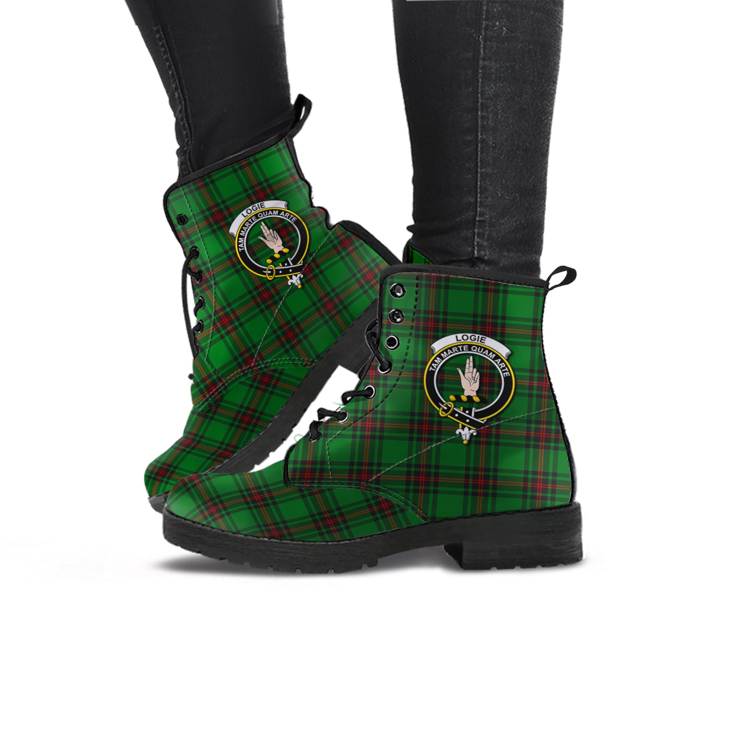 logie-tartan-leather-boots-with-family-crest