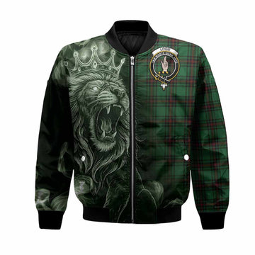 Logie Tartan Bomber Jacket Roaring Lion Heritage