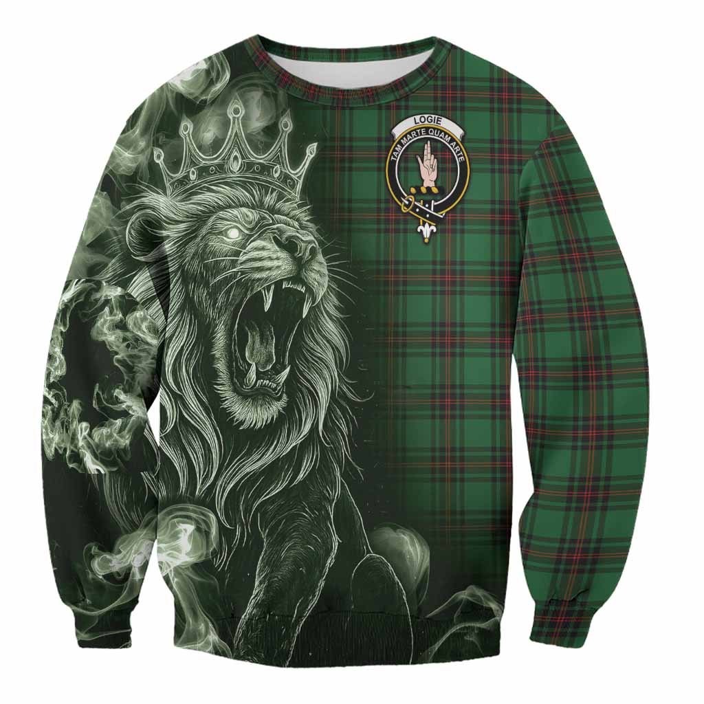Logie Tartan Sweatshirt Roaring Lion Heritage
