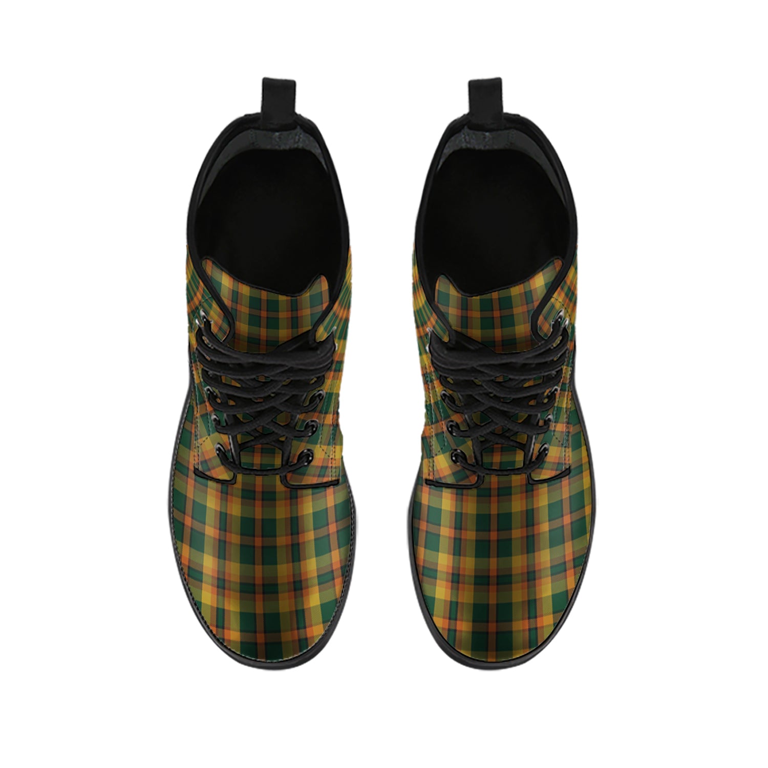 Londonderry (Derry) County Ireland Tartan Leather Boots - Tartan Vibes Clothing