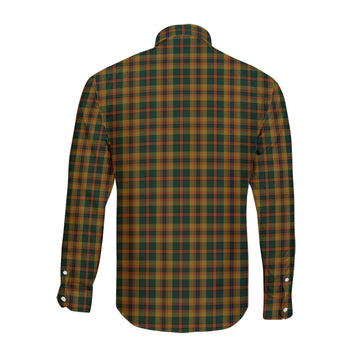 Londonderry (Derry) County Ireland Tartan Long Sleeve Button Up Shirt - Tartan Vibes Clothing