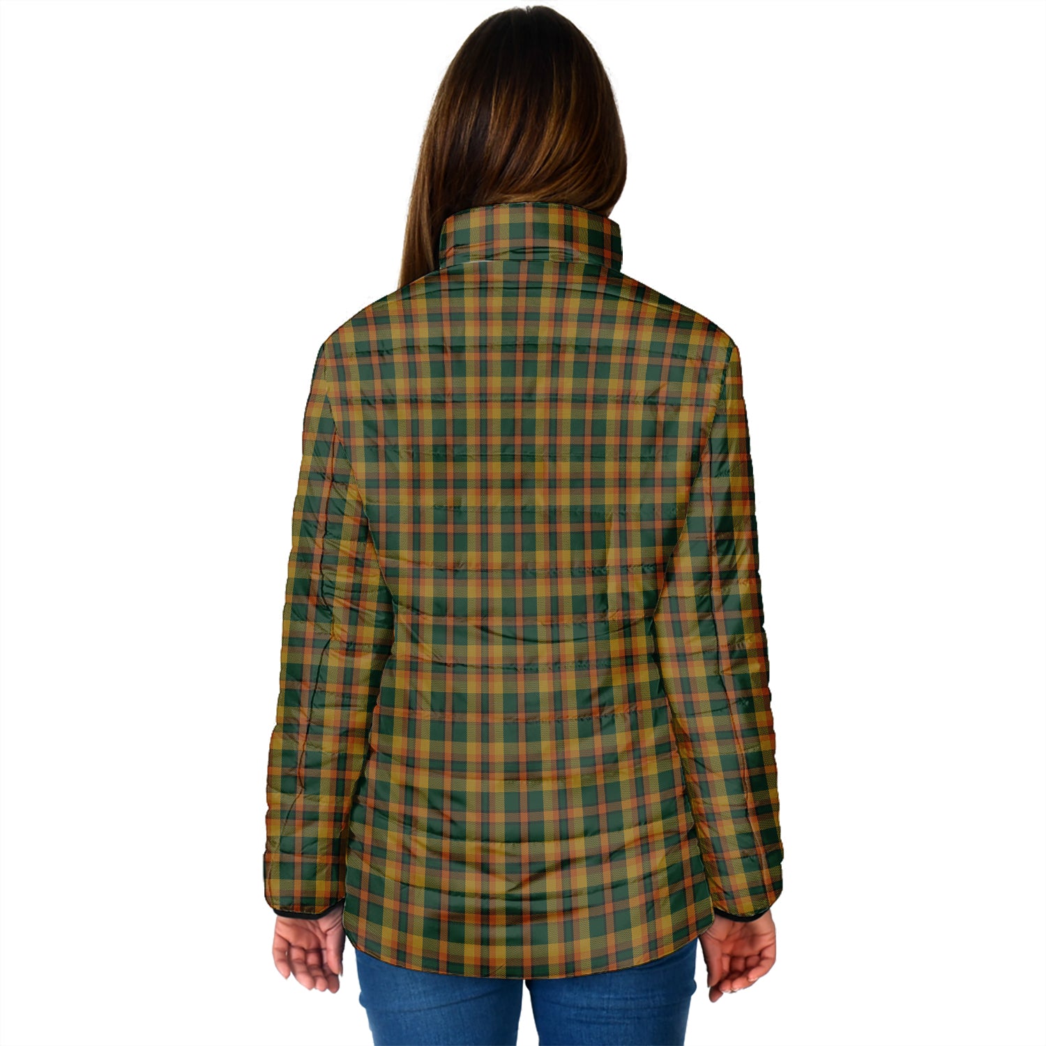 Londonderry (Derry) County Ireland Tartan Padded Jacket - Tartan Vibes Clothing