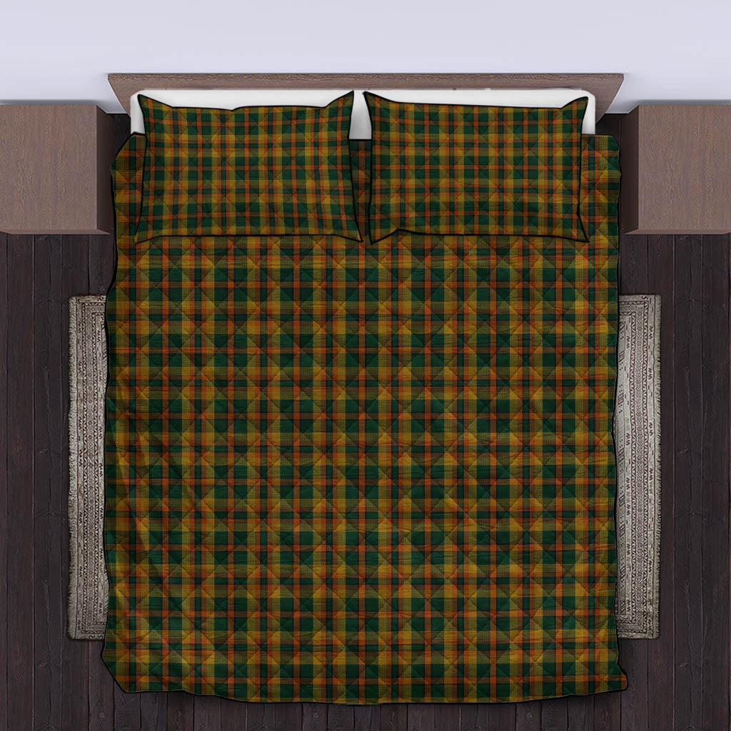 Londonderry (Derry) County Ireland Tartan Quilt Bed Set King - Tartan Vibes Clothing