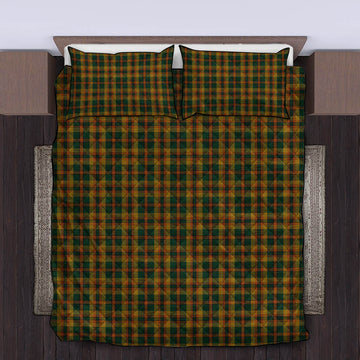Londonderry (Derry) County Ireland Tartan Quilt Bed Set King - Tartan Vibes Clothing