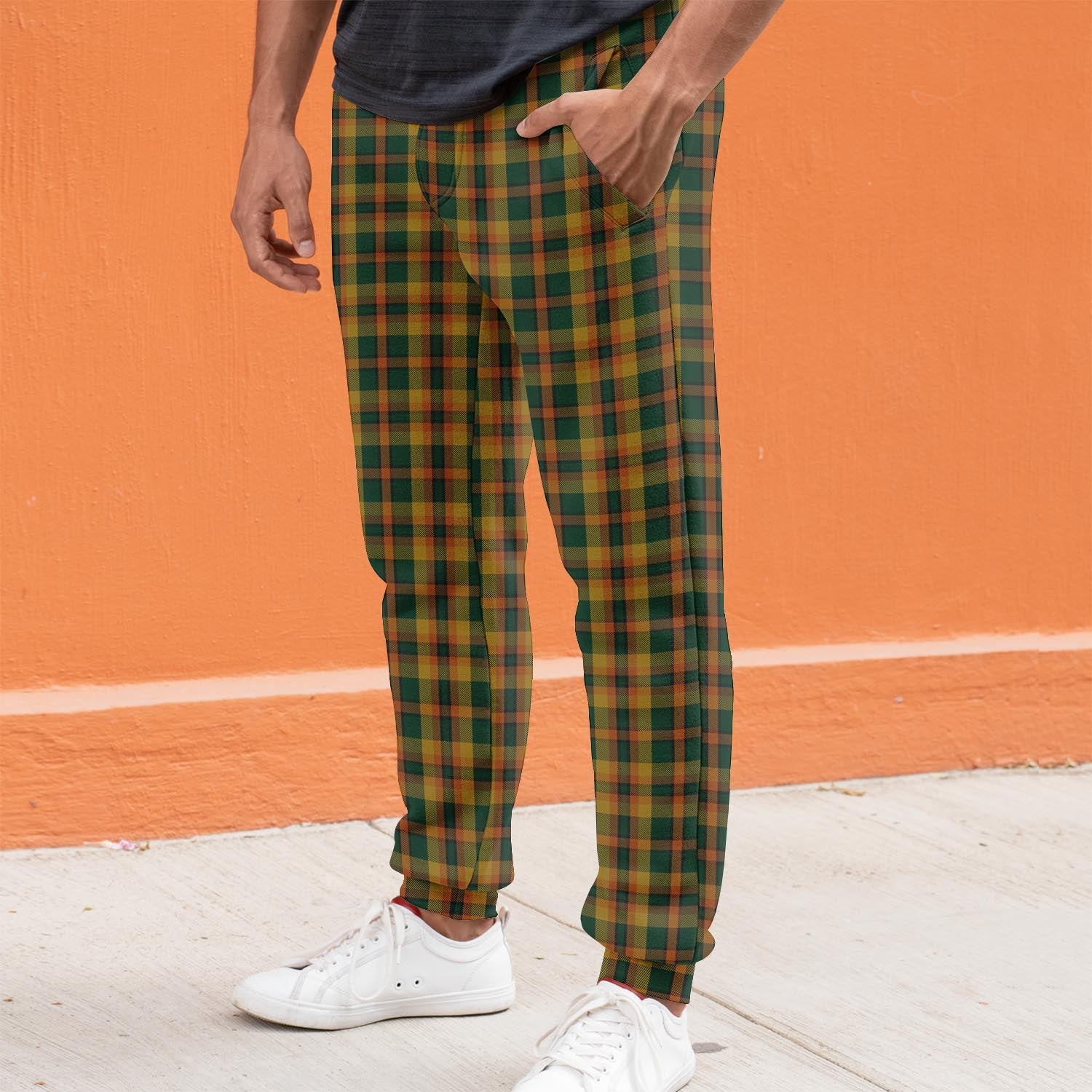 Londonderry (Derry) County Ireland Tartan Joggers Pants S - Tartan Vibes Clothing
