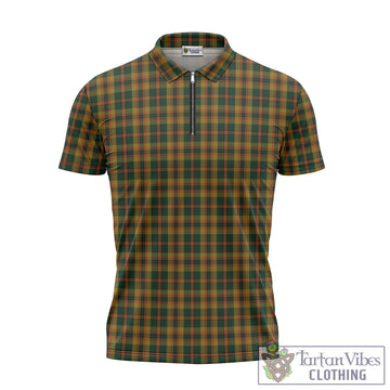 Londonderry (Derry) County Ireland Tartan Zipper Polo Shirt