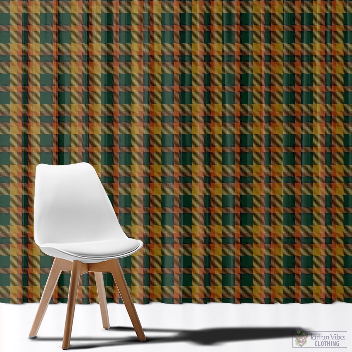 Londonderry (Derry) County Ireland Tartan Window Curtain