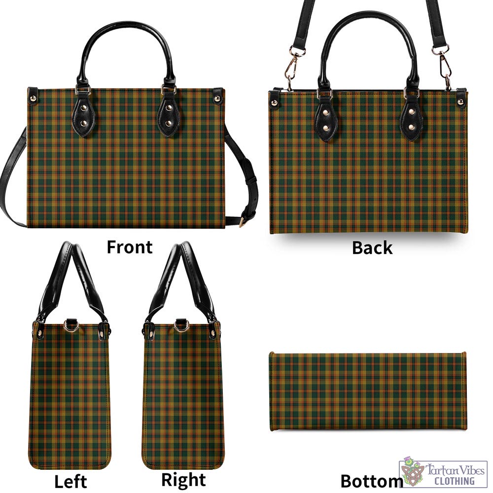 Tartan Vibes Clothing Londonderry (Derry) County Ireland Tartan Luxury Leather Handbags