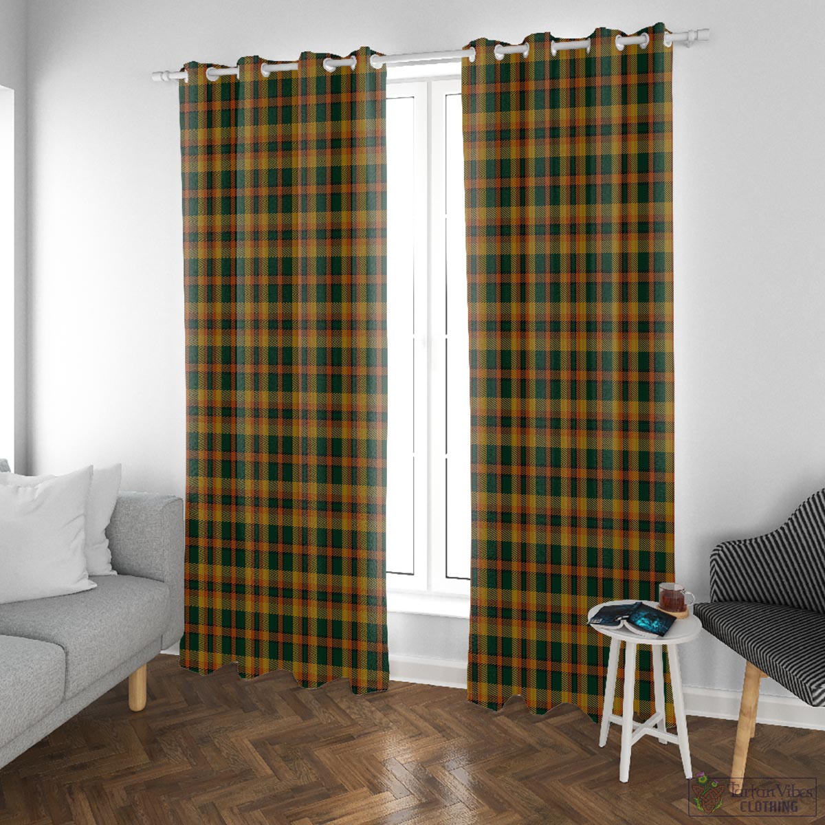 Londonderry (Derry) County Ireland Tartan Window Curtain