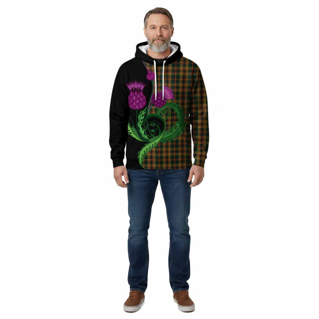 Londonderry (Derry) County Ireland Tartan Cotton Hoodie Traditional Scottish Thistle
