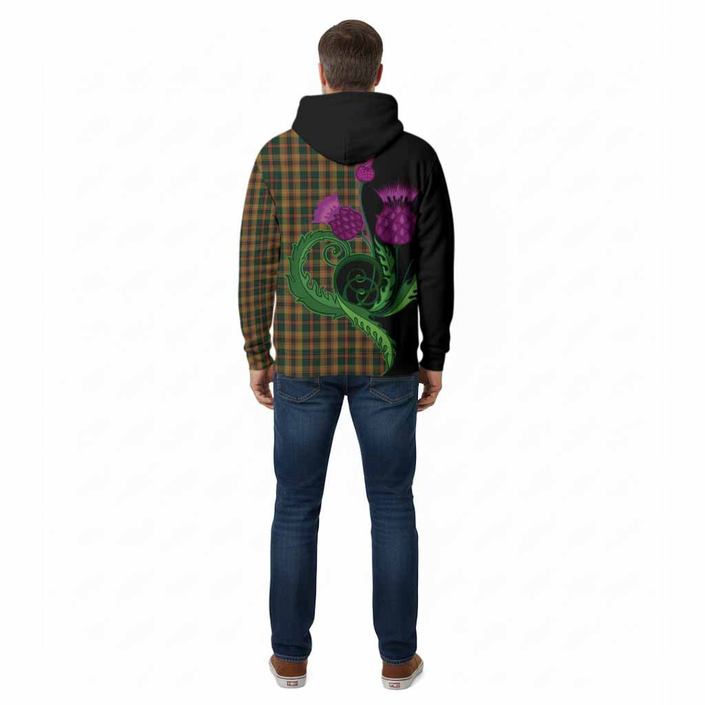 Londonderry (Derry) County Ireland Tartan Cotton Hoodie Traditional Scottish Thistle