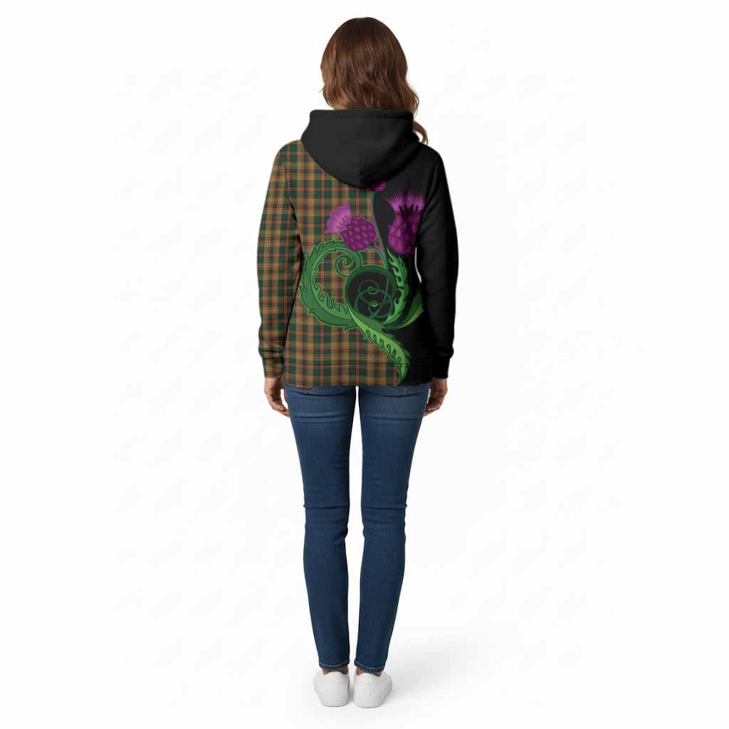 Londonderry (Derry) County Ireland Tartan Cotton Hoodie Traditional Scottish Thistle