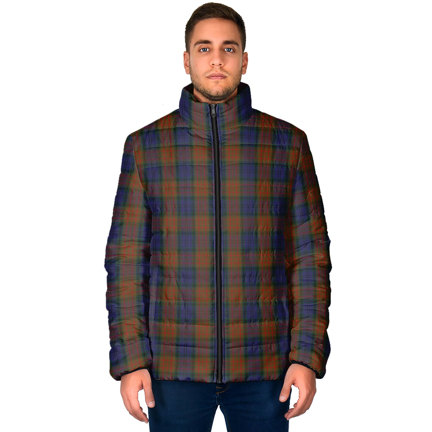Longford County Ireland Tartan Padded Jacket - Tartan Vibes Clothing