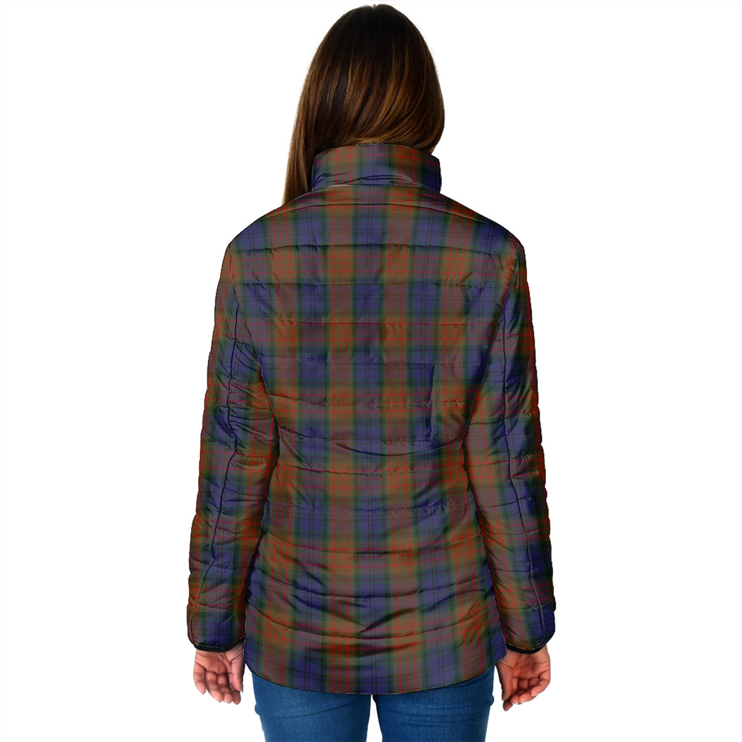 Longford County Ireland Tartan Padded Jacket - Tartan Vibes Clothing