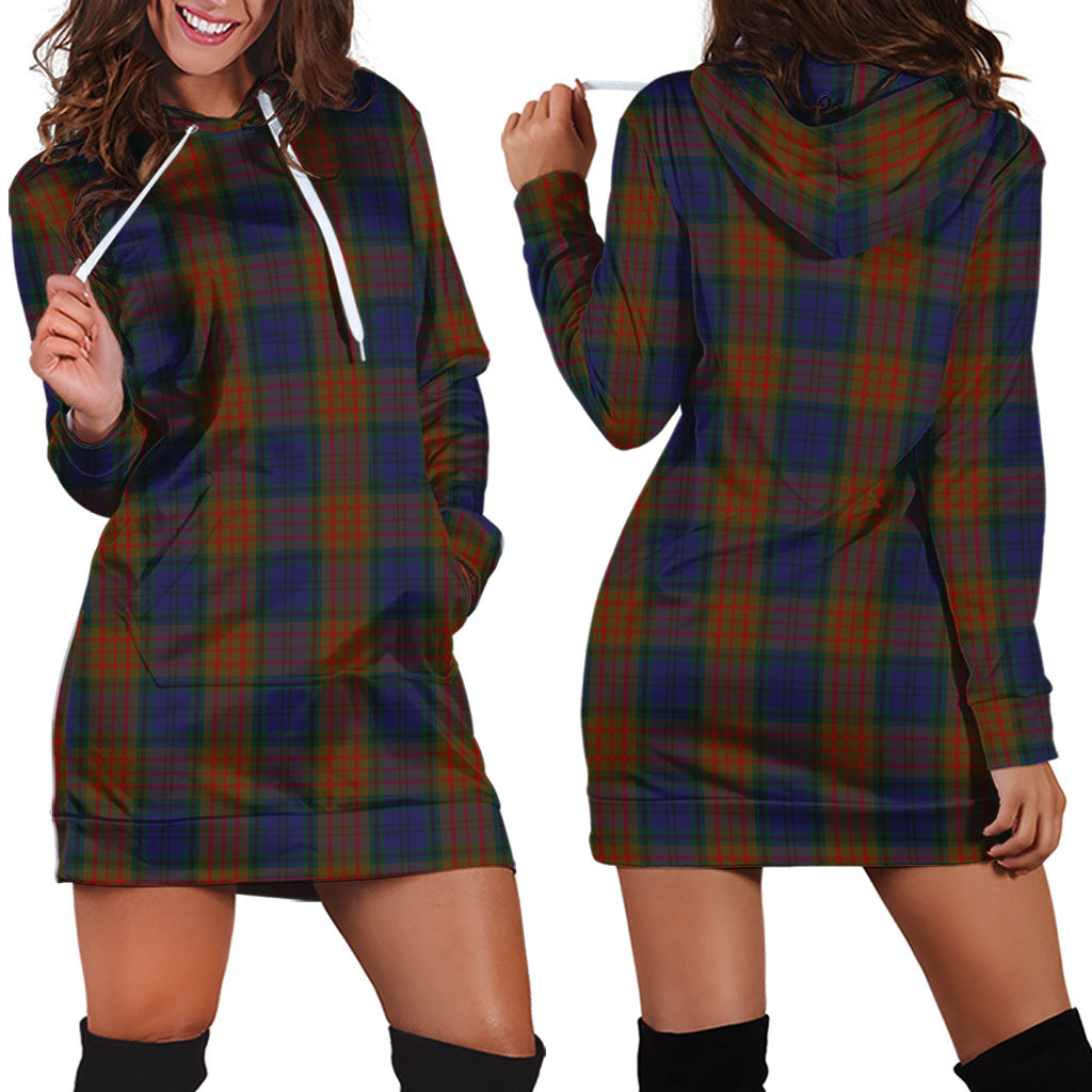 Longford County Ireland Tartan Hoodie Dress - Tartan Vibes Clothing