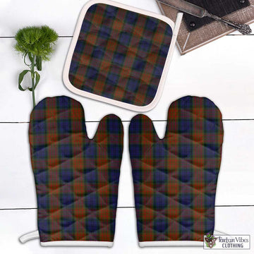 Longford County Ireland Tartan Combo Oven Mitt & Pot-Holder Combo 1 Oven Mitt & 1 Pot-Holder White - Tartan Vibes Clothing